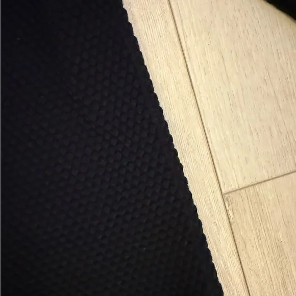 THEORY Men's Deep Blue Textured Knit Crewneck Sweater Size M scalloped pullover - Picture 6 of 7